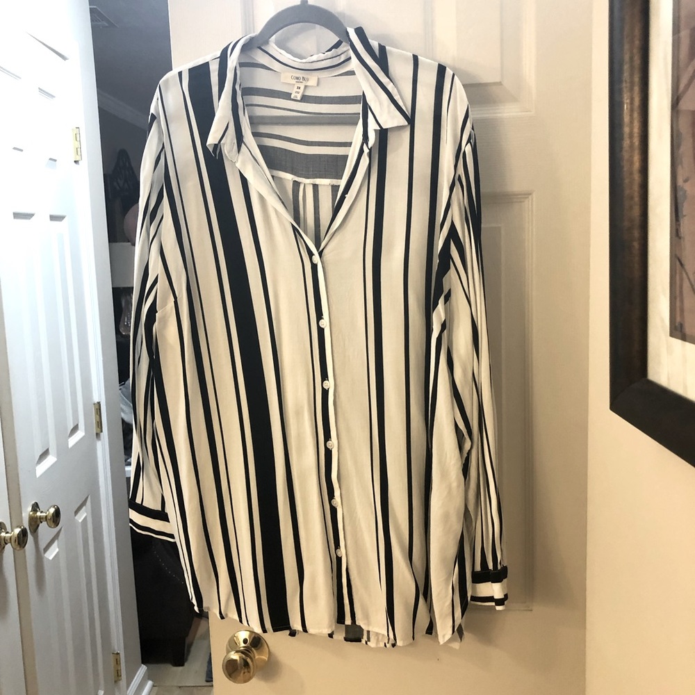 Como Blu women’s button down shirt 3X